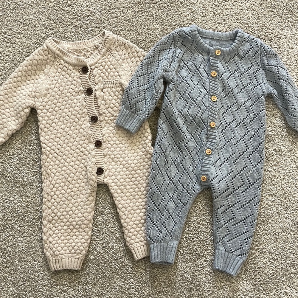 Knit Sweater Onesies